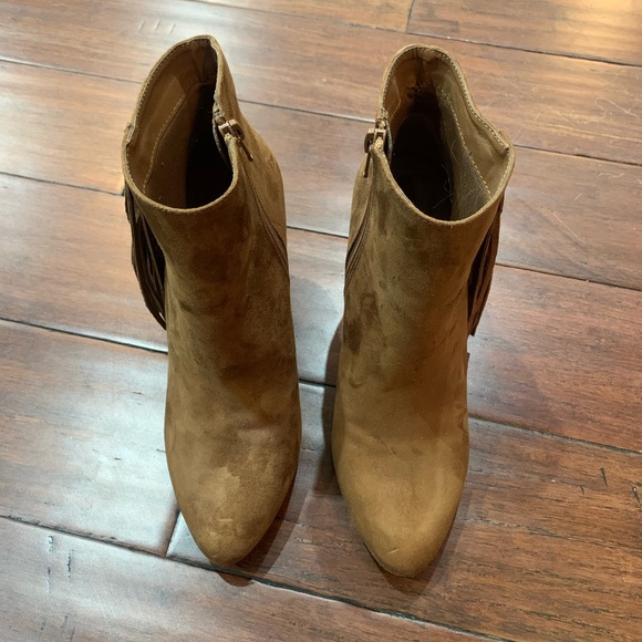 2/$20 Faux Suede Fringe Booties - Picture 3 of 4